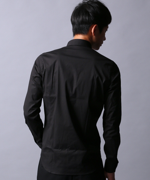5351 POUR LES HOMMES（ゴーサンゴーイチプールオム）の「ストレッチブロードシャツ（シャツ/ブラウス・メンズ・ブラック/ホワイト・3/4/1/2）」の4枚目の写真