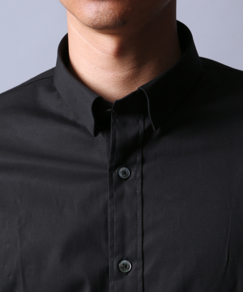 5351 POUR LES HOMMES（ゴーサンゴーイチプールオム）の「ストレッチブロードシャツ（シャツ/ブラウス・メンズ・ブラック/ホワイト・3/4/1/2）」の5枚目の写真