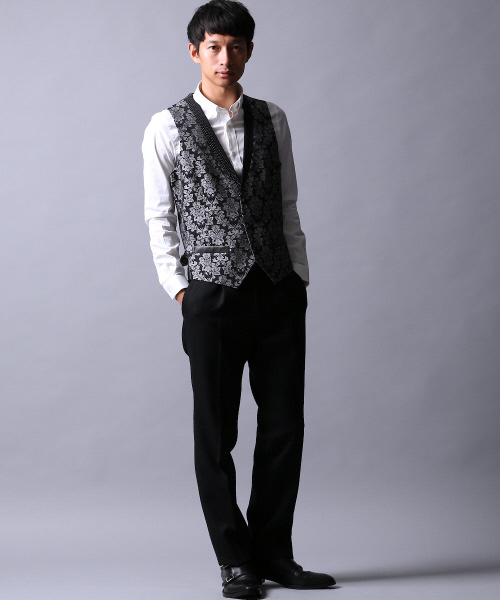 5351 POUR LES HOMMES（ゴーサンゴーイチプールオム）の「ストレッチブロードシャツ（シャツ/ブラウス・メンズ・ブラック/ホワイト・3/4/1/2）」の8枚目の写真