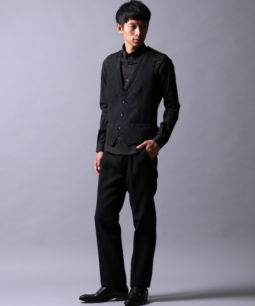 5351 POUR LES HOMMES（ゴーサンゴーイチプールオム）の「ストレッチブロードシャツ（シャツ/ブラウス・メンズ・ブラック/ホワイト・3/4/1/2）」の9枚目の写真