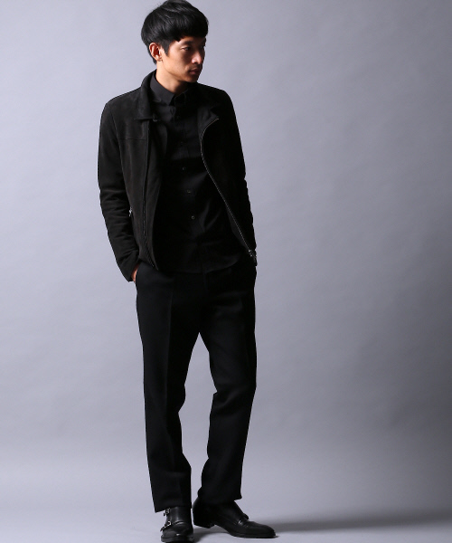 5351 POUR LES HOMMES（ゴーサンゴーイチプールオム）の「ストレッチブロードシャツ（シャツ/ブラウス・メンズ・ブラック/ホワイト・3/4/1/2）」の11枚目の写真