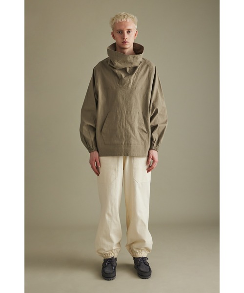 STYLEMIXER(スタイルミキサー)の「ヘビー天竺カットルーズパンツ(その他パンツ・メンズ・アイボリー/ブラック・MEDIUM/LARGE)」の3枚目の写真