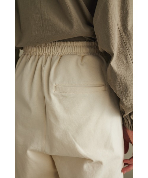 STYLEMIXER(スタイルミキサー)の「ヘビー天竺カットルーズパンツ(その他パンツ・メンズ・アイボリー/ブラック・MEDIUM/LARGE)」の9枚目の写真