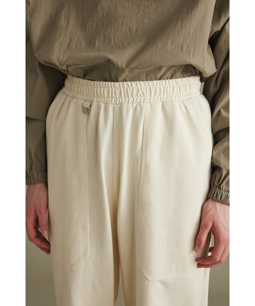 STYLEMIXER(スタイルミキサー)の「ヘビー天竺カットルーズパンツ(その他パンツ・メンズ・アイボリー/ブラック・MEDIUM/LARGE)」の10枚目の写真