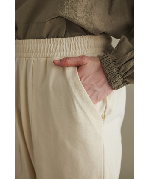 STYLEMIXER(スタイルミキサー)の「ヘビー天竺カットルーズパンツ(その他パンツ・メンズ・アイボリー/ブラック・MEDIUM/LARGE)」の12枚目の写真