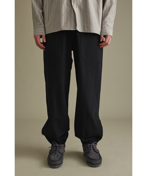 STYLEMIXER(スタイルミキサー)の「ヘビー天竺カットルーズパンツ(その他パンツ・メンズ・アイボリー/ブラック・MEDIUM/LARGE)」の19枚目の写真