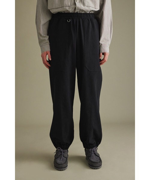 STYLEMIXER(スタイルミキサー)の「ヘビー天竺カットルーズパンツ(その他パンツ・メンズ・アイボリー/ブラック・MEDIUM/LARGE)」の22枚目の写真