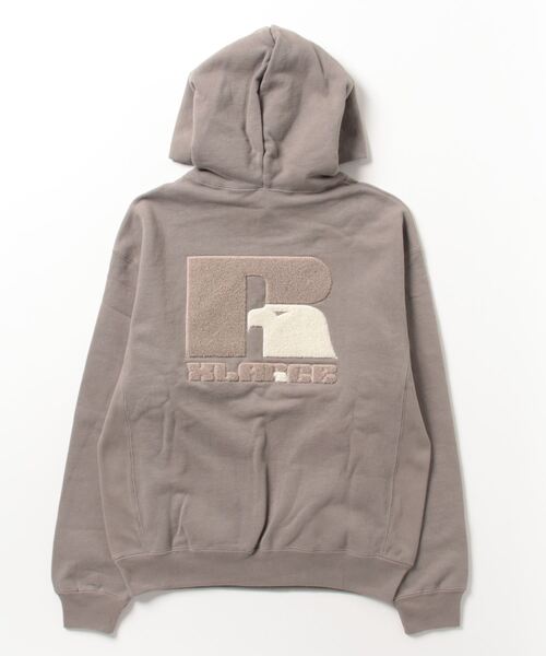 XLARGE（エクストララージ）の「XLARGE × RUSSELL PULLOVER HOODED SWEAT（パーカー・メンズ・ベージュ/ブラウン/ネイビー/ブラック/アッシュ・MEDIUM/SMALL/LARGE/X-LARGE）」の7枚目の写真