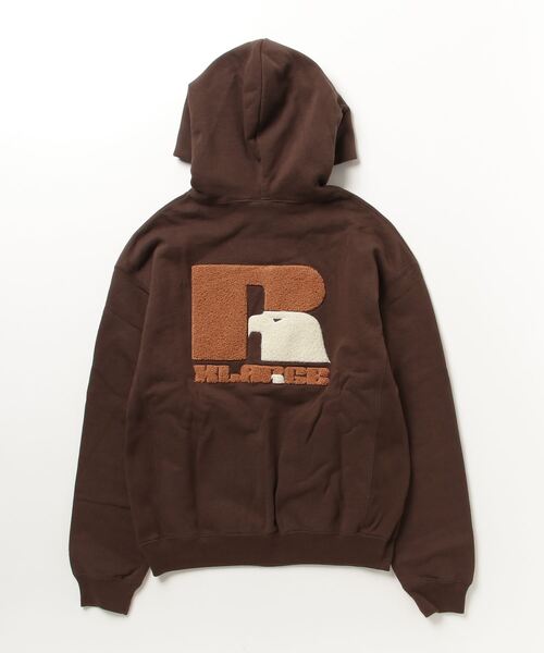 XLARGE（エクストララージ）の「XLARGE × RUSSELL PULLOVER HOODED SWEAT（パーカー・メンズ・ベージュ/ブラウン/ネイビー/ブラック/アッシュ・MEDIUM/SMALL/LARGE/X-LARGE）」の11枚目の写真