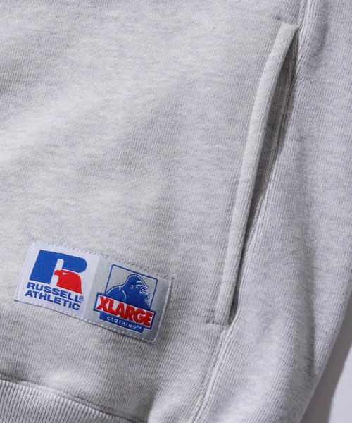 XLARGE（エクストララージ）の「XLARGE × RUSSELL PULLOVER HOODED SWEAT（パーカー・メンズ・ベージュ/ブラウン/ネイビー/ブラック/アッシュ・MEDIUM/SMALL/LARGE/X-LARGE）」の17枚目の写真