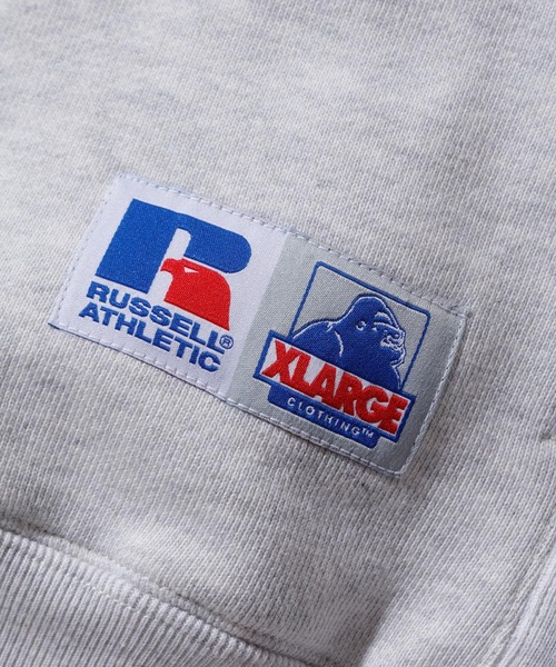 XLARGE（エクストララージ）の「XLARGE × RUSSELL PULLOVER HOODED SWEAT（パーカー・メンズ・ベージュ/ブラウン/ネイビー/ブラック/アッシュ・MEDIUM/SMALL/LARGE/X-LARGE）」の18枚目の写真