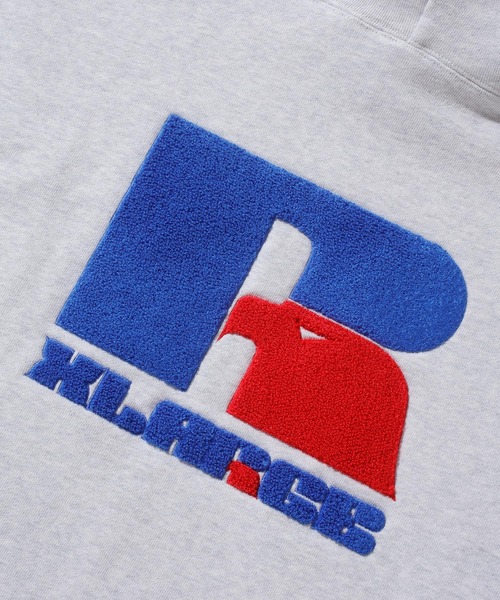 XLARGE（エクストララージ）の「XLARGE × RUSSELL PULLOVER HOODED SWEAT（パーカー・メンズ・ベージュ/ブラウン/ネイビー/ブラック/アッシュ・MEDIUM/SMALL/LARGE/X-LARGE）」の21枚目の写真