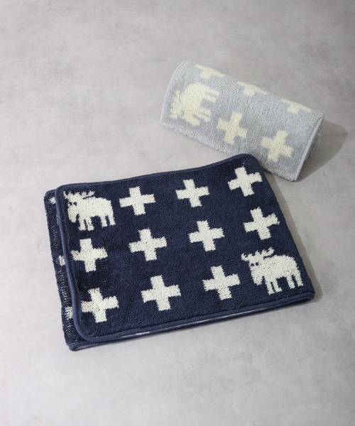 moz(モズ)の「moz キッチンマット クロス 45x240(ラグ/マット・レディース・グレー/ネイビー・FREE)」の2枚目の写真