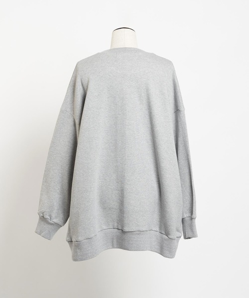 gomme（ゴム）の「30/10裏毛　70スウェットT（スウェット・レディース・チャコールグレー/トップグレー/ブラック・MEDIUM）」の11枚目の写真