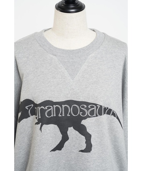 gomme（ゴム）の「30/10裏毛　70スウェットT（スウェット・レディース・チャコールグレー/トップグレー/ブラック・MEDIUM）」の12枚目の写真