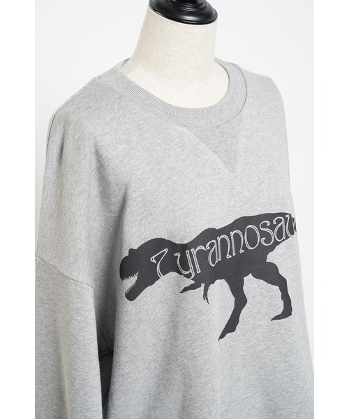 gomme（ゴム）の「30/10裏毛　70スウェットT（スウェット・レディース・チャコールグレー/トップグレー/ブラック・MEDIUM）」の13枚目の写真