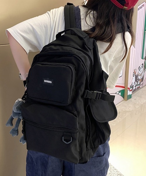 Miniministore（ミニミニストア）の「リュックサック 内ポケット付き 大容量（バックパック/リュック・レディース・ラベンダー/ブラック/アイボリー/ブルー・フリー）」の21枚目の写真