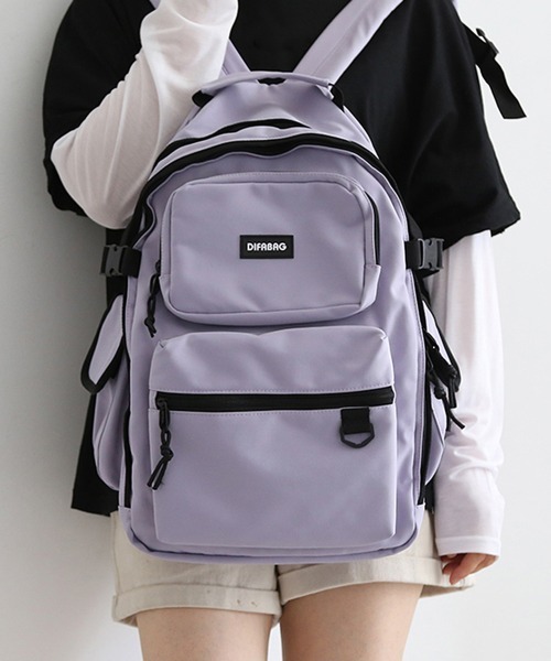美品⑨オフホワイト マルチポケット バックパック ポリエステル リュック 大容量 マルチポケットバックパック｜ユニクロの通販｜&mall（アンド