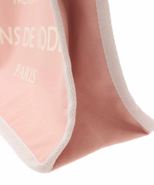 31 Sons de mode（トランテアン　ソン　ドゥ　モード）の「ロゴトートバッグ（トートバッグ・レディース・オフホワイト/グレー/ピンク/ネイビー・フリー）」の18枚目の写真