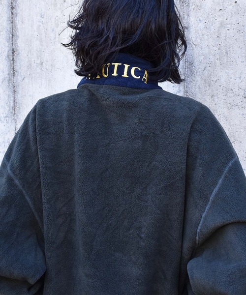 NAUTICA(ノーティカ)の「【ヴィンテージ古着】80's nautica/ノーティカ ハーフジップ フリースプルオーバー USA製(その他トップス・メンズ・グリーン・X-LARGE)」の9枚目の写真