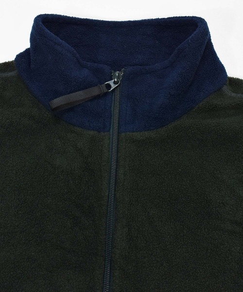 NAUTICA(ノーティカ)の「【ヴィンテージ古着】80's nautica/ノーティカ ハーフジップ フリースプルオーバー USA製(その他トップス・メンズ・グリーン・X-LARGE)」の2枚目の写真