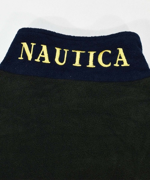 NAUTICA(ノーティカ)の「【ヴィンテージ古着】80's nautica/ノーティカ ハーフジップ フリースプルオーバー USA製(その他トップス・メンズ・グリーン・X-LARGE)」の3枚目の写真