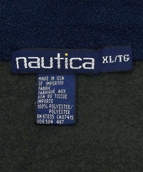 NAUTICA(ノーティカ)の「【ヴィンテージ古着】80's nautica/ノーティカ ハーフジップ フリースプルオーバー USA製(その他トップス・メンズ・グリーン・X-LARGE)」の13枚目の写真