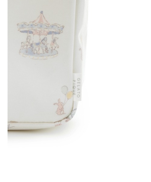 gelato pique(ジェラートピケ)の「メリーゴーランド柄おむつポーチ(おむつ用品/おむつポーチ・レディース・オフホワイト・FREE)」の8枚目の写真