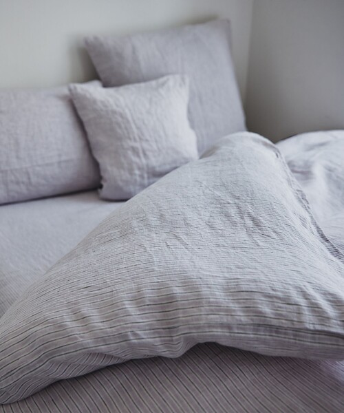 ストライプリネン 掛布団カバー（ダブル）（寝具）｜TOMORROWLAND HOME