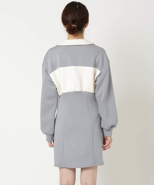 ♡*様 L'or ロル Volume Shirt Dress カーキ ワンピ WOOL BREND TWILL STAND-UP COLLAR DRESS(XS Black): Y's｜THE SHOP