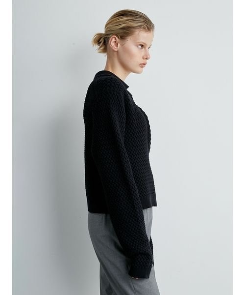 styling/（スタイリング）の「スリップステッチ ニットトップス（ニット/セーター・レディース・ホワイト/ブラック/ピンク・FREE）」の16枚目の写真