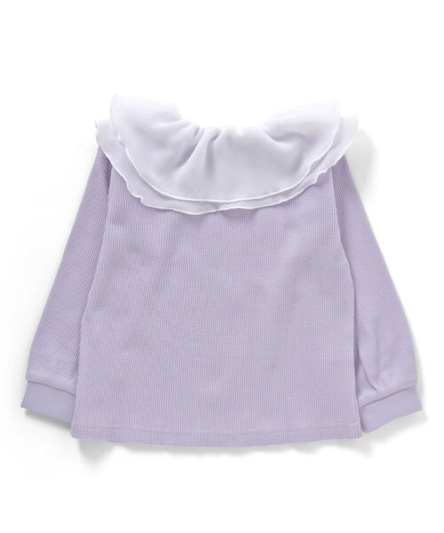 apres les cours(アプレレクール)の「【WEB限定】フリル衿ワッフルTシャツ(Tシャツ/カットソー・キッズ・オレンジ/ラベンダー/その他2/ドット・90/100/110/120/80/130/140)」の16枚目の写真