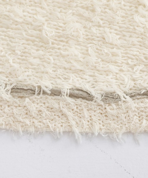 somari imagination（ソマリ イマジネーション）の「『テープヤーンモモンガカーデ』（カーディガン/ボレロ・レディース・アイボリー/チャコール・FREE）」の10枚目の写真