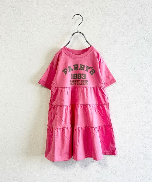 Life Support Products（ライフサポートプロダクツ）の「【COTTON from U.S.A】ティアードハンソデワンピース（90～150cm）（ワンピース・キッズ・パープル/ピンク/グレー・90/100/110/120/130/140/150）」の9枚目の写真