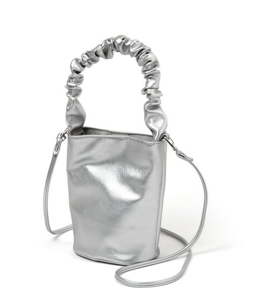 LAKOLE（ラコレ）の「ギャザーハンドルミニ2WAYショルダーバッグ / 100195（ショルダーバッグ・レディース・ブラック/セージグリーン/その他1/ブルー・FREE）」の11枚目の写真