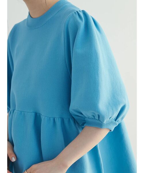 armonia(アルモニーア)の「a.ウエストギャザー袖ボリュームニット(ニット/セーター・レディース・ブラック/ブルー/グレー/アイボリー・FREE)」の9枚目の写真