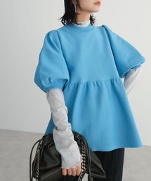 armonia | a.ウエストギャザー袖ボリュームニット(ニット/セーター)