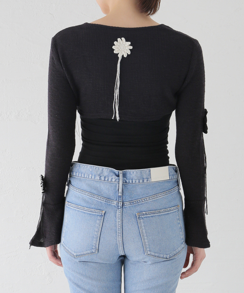 セール】【KIJUN/キジュン】 Sophie Bolero Cardigan
