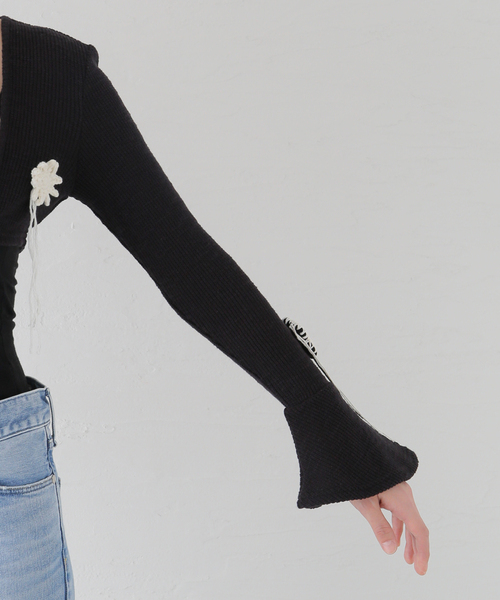 KIJUN Sophie bolero カーディガン ホワイト KIJUN Sophie bolero カーディガン ホワイト - メルカリ