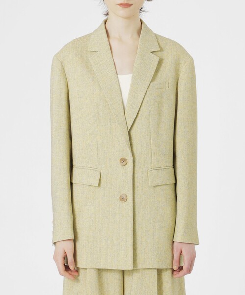 LOVELESS（ラブレス）の「【セットアップ対応】サマーツィードジャケット（テーラードジャケット・レディース・ライトイエロー・34/36）」の10枚目の写真