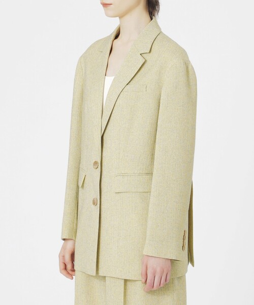 LOVELESS（ラブレス）の「【セットアップ対応】サマーツィードジャケット（テーラードジャケット・レディース・ライトイエロー・34/36）」の9枚目の写真