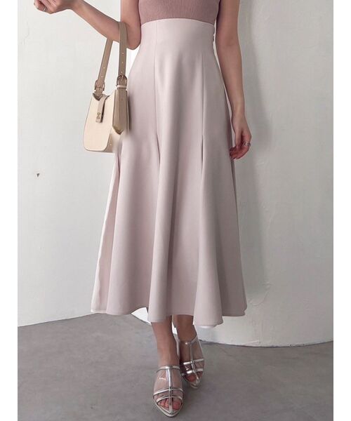 dazzlin(ダズリン)の「セミマーメイドスカート(スカート・レディース・アイボリー/ブラウン/ベージュ・SMALL/MEDIUM)」の2枚目の写真