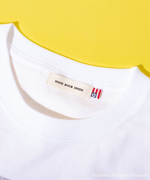 GOOD ROCK SPEED（グッドロックスピード）の「【GOOD ROCK SPEED/グッドロックスピード】LIFE PHOTO クルーネックTシャツ（Tシャツ/カットソー・メンズ・ホワイト系その他/ホワイト系その他2・M/L）」の4枚目の写真