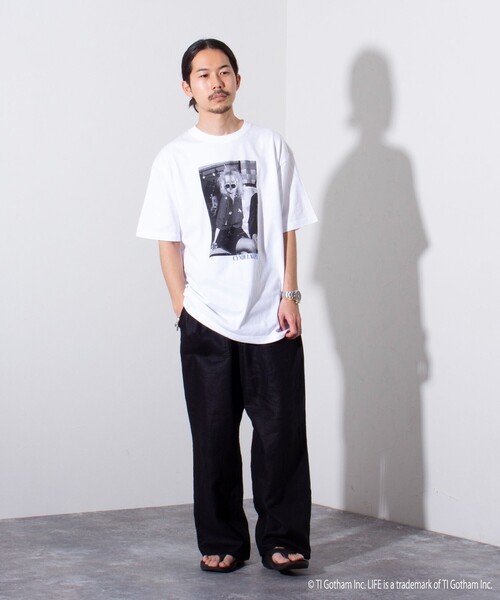 GOOD ROCK SPEED（グッドロックスピード）の「【GOOD ROCK SPEED/グッドロックスピード】LIFE PHOTO クルーネックTシャツ（Tシャツ/カットソー・メンズ・ホワイト系その他/ホワイト系その他2・M/L）」の7枚目の写真