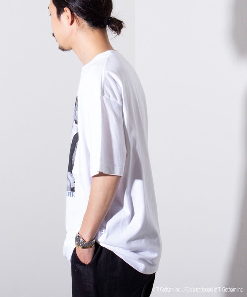 GOOD ROCK SPEED（グッドロックスピード）の「【GOOD ROCK SPEED/グッドロックスピード】LIFE PHOTO クルーネックTシャツ（Tシャツ/カットソー・メンズ・ホワイト系その他/ホワイト系その他2・M/L）」の8枚目の写真