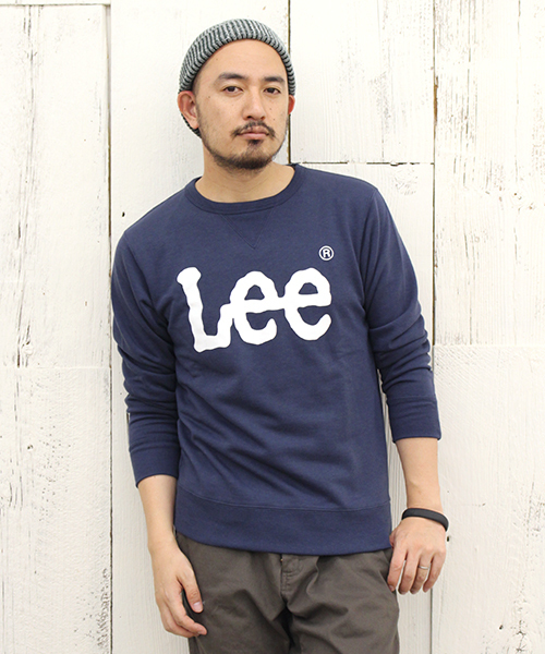 Lee(リー)の「【 Lee×CIAOPANIC TYPY】Lee別注ロゴスウェット(スウェット・メンズ・ホワイト/グレー/ネイビー・L/M/S)」の3枚目の写真