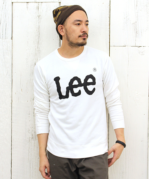Lee(リー)の「【 Lee×CIAOPANIC TYPY】Lee別注ロゴスウェット(スウェット・メンズ・ホワイト/グレー/ネイビー・L/M/S)」の2枚目の写真