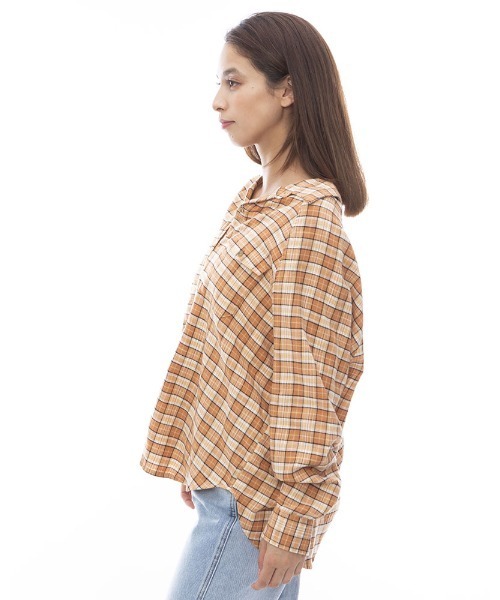BILLABONG レディース BEST TIME 長袖シャツ 【2024年春夏モデル】/ビラボンチェック半袖シャツ