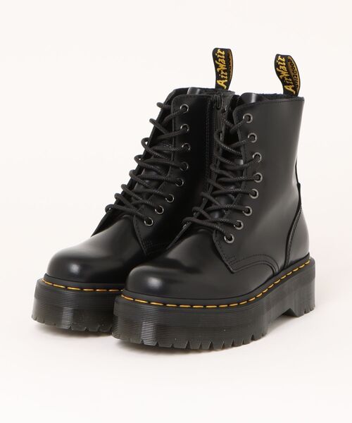 Dr. Martens(ドクターマーチン)の「Jadon Black Polished Smooth(ブーツ・レディース・ブラック・5/4)」の2枚目の写真