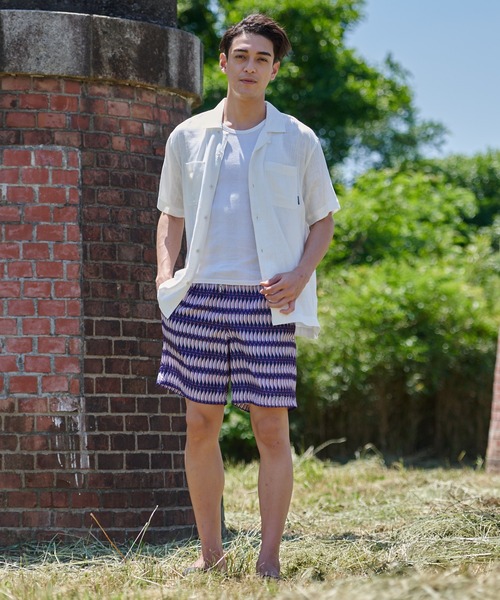 Eddie Bauer(エディーバウアー)の「リネン混 半袖 キャンプシャツ(シャツ/ブラウス・メンズ・マルーン/サックスブルー/ウィート/ホワイト/インディゴブルー・L/M/XL/S/XXL)」の19枚目の写真